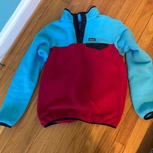 Patagonia fleece button up kids xxL